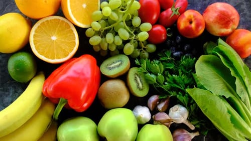Fresh Fruit and Vegetables for Healthy Eating