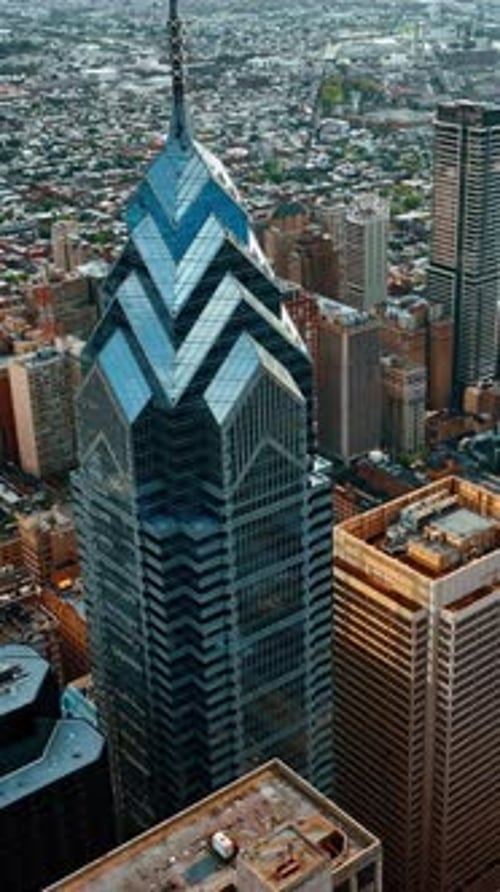 Skyscraper complex Liberty Place in Philadelphia.