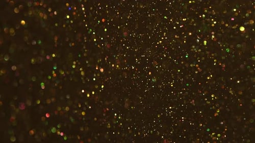 Gilded Delight Beautiful Patterns of Mesmerizing Golden Particles