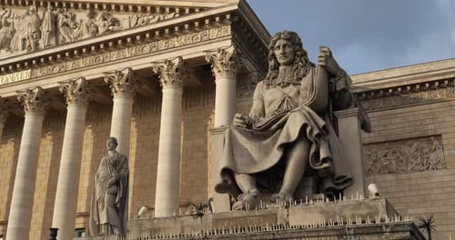 Front de l'Assemblée nationale française, Paris, France