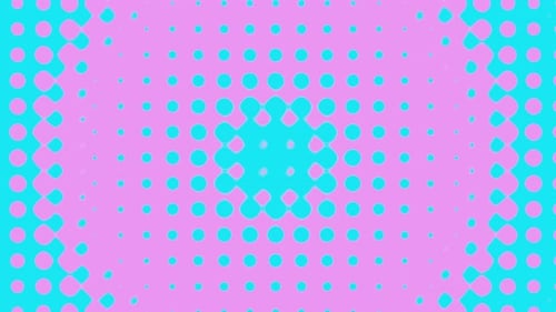 Toxic Pink With Cyan Vj Seamless Loop Music Background