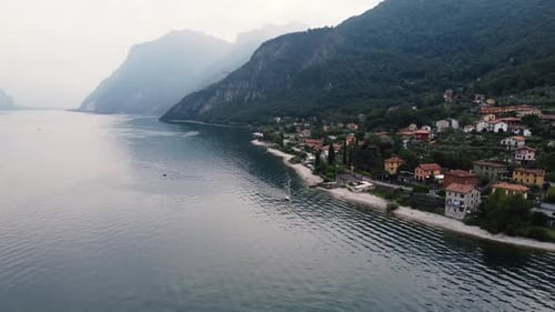 Coastline of Lake Garda