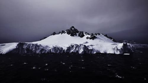 Mapping Ice Crevasses and Structures During Twilight Hours From Above