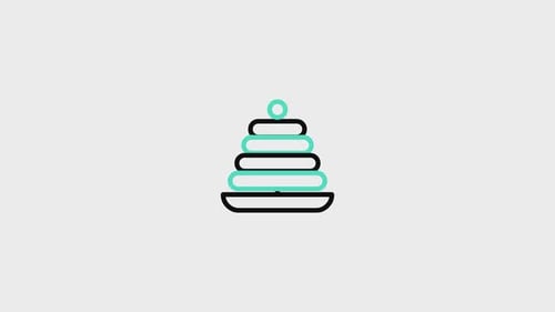 Pyramid Line Animated Icon