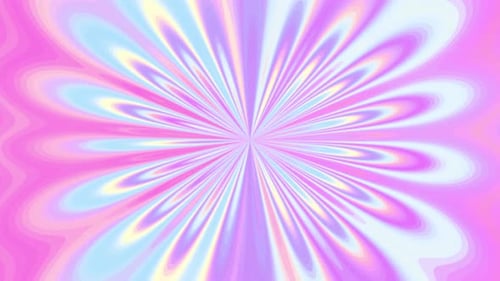 Dreamy Pastel Abstract Radial Burst Animation