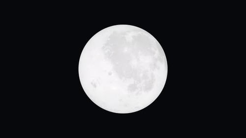 weißer Mond