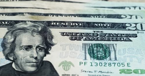 Andrew Jackson in 20-Dollar-Scheinen für 4.000 USD