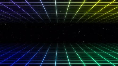 Metaverse Abstract Nahtlose Wellen, abstrakte Linien streamen 4K-Hintergrundschleife