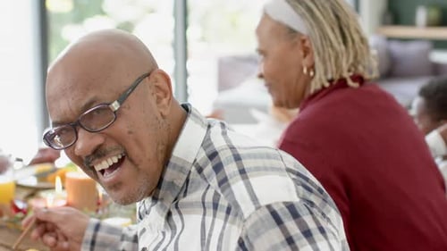 Happy Family Celebrating Birthday at Home