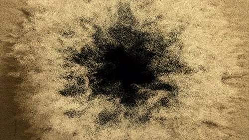 Exploding Sand Wall Center Transition 4K