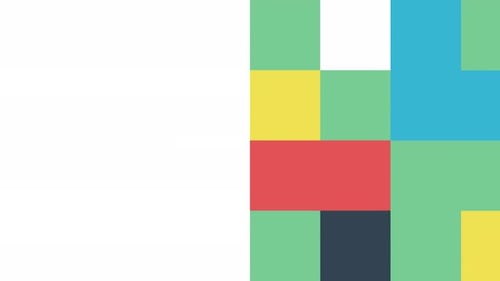 Geneva Collection: Swipe right open to a wide dark canvas with numerous vertical linear elements at