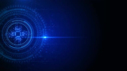 Artificial intelligence Machine Learning Business Internet Technology. modern computer technology co