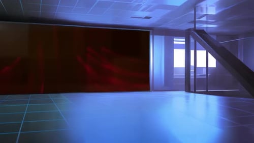 Captivating Virtual News Studio: Interactive Set for Dynamic Multimedia Journalism