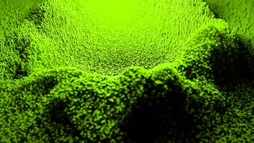 Bunte Oberfläche mit kreisförmigen 3D-Wellen