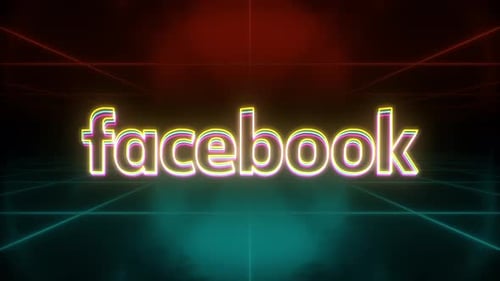 Neon Lines Revealing Text Animation