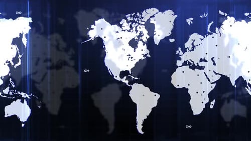 3D Virtual News Studio Ad90 Background Loop