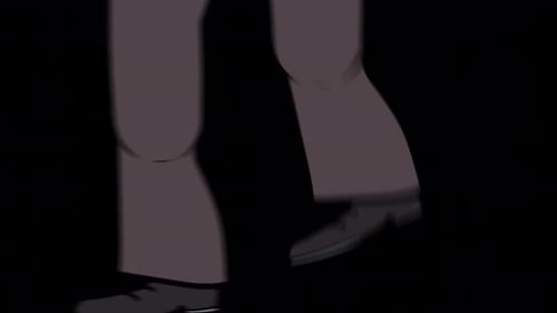 Cinematic Cartoon Walk Cycle On Alpha Channel 4K