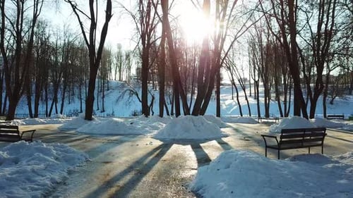 Winter, Vitebsk And The Vitba River 01