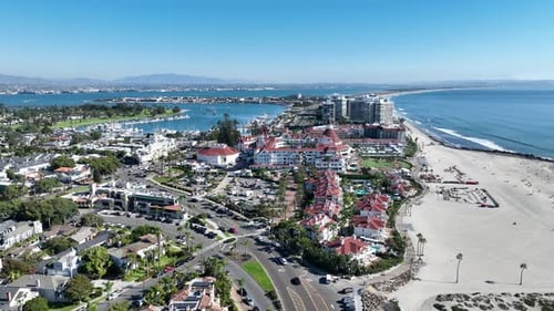 Conorado Beach at San Diego in California United States.