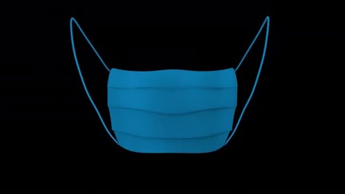 Blue Coronavirus Health Mask