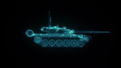 Science-Fiction-Hud Tank Alpha Loop