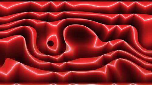 abstract red color seamless shiny pattern wavy motion liquid psychedelic background