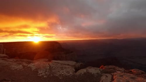 Timelapse du coucher du soleil