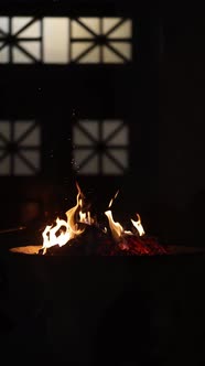 Sacred Eternal Flame in Zoroastrian Fire Temple Atash Behram at the ...