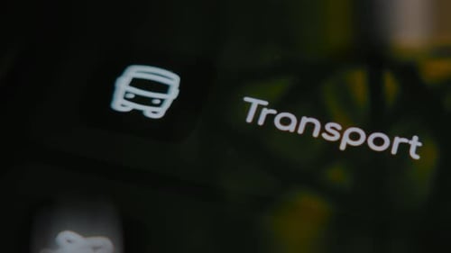 Aplicativo de gerenciamento de dinheiro da categoria de transporte para rastrear as despesas