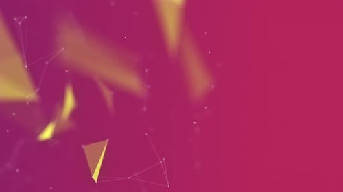 Animated Digital Geometric Plexus Background