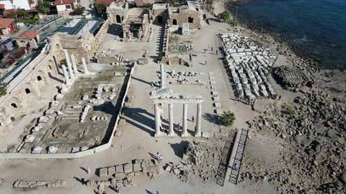 Seite. Alte antike Stadt.
Türkei
