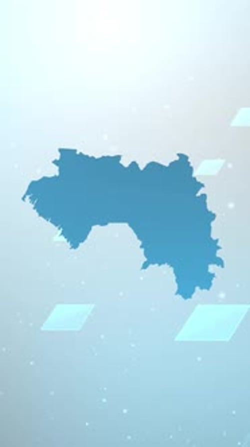 Fond de curseur de carte de la Guinée