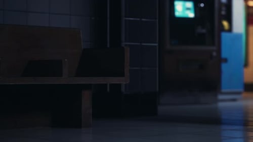 Empty Train Station During the Covid19 Pandemic
