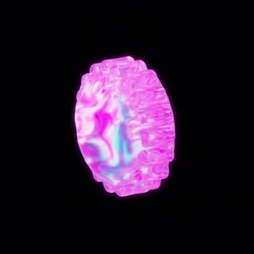 Holographic Fluid Abstract Orb Seamless Loop Animation