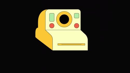 Modern Instant Camera Animation with Photo Reveal