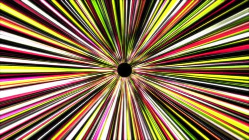 HD Hyperspace Travel Warp Speed Science | Fiction | Boucle d'arrière-plan d'un tunnel spatial