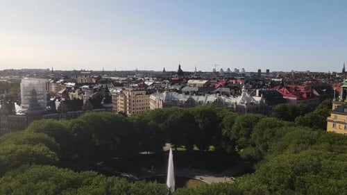 Karlaplan, central Stockholm, apartment buildings