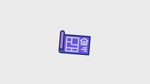 Icono animado de Blueprint