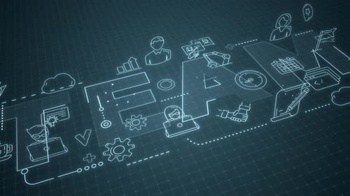 3D Animated Infographic on the Concept of Collaborative Efforts