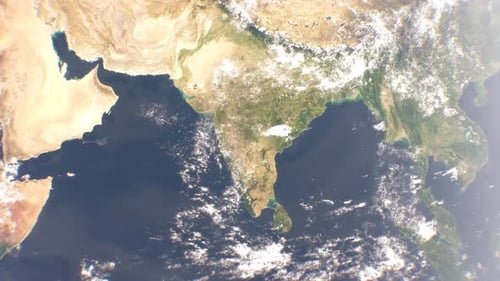 India Map Zoom-Out Animation - High-Tech 4K Globe Visual