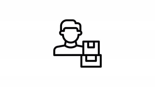 supplier line icon animation