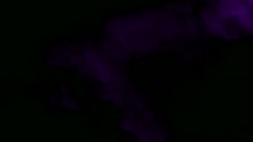 Abstract Purple Smoke on Dark Background