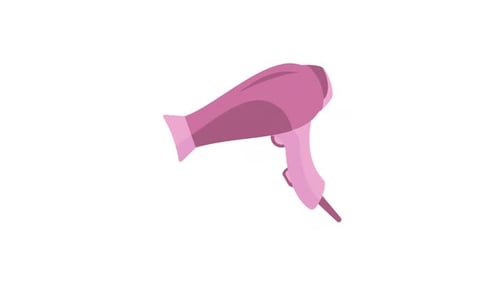 Haartrockner Element Alpha Animation