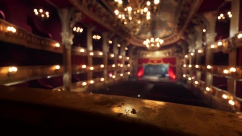 Elegant Opera Venue Adorned in Gold