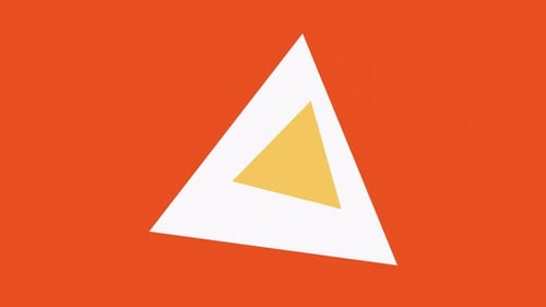 Flat Design Animated Geometric Shape Transitions Pack