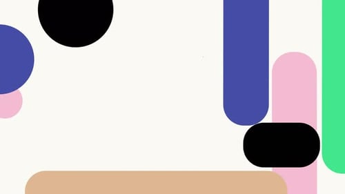 Video graphics abstract doodle pattern design