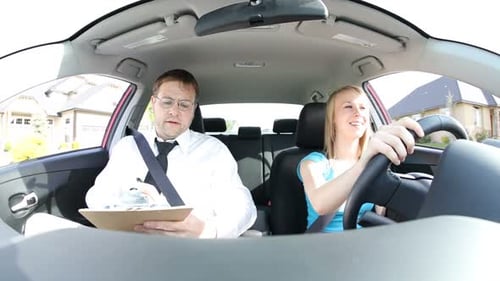 Teenage Girl Learning to Drive 16-17 Years