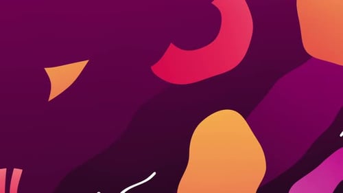 Fluid Abstract Shapes Modern Background Animation