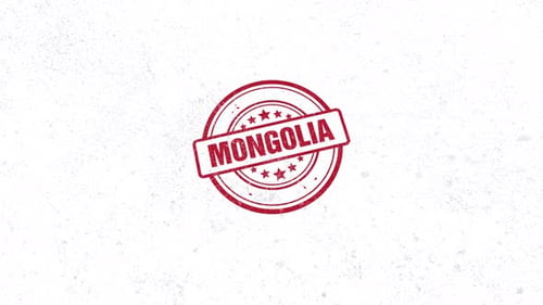 Mongolia Rubber Stamp