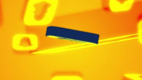 Snapchat-Einzellogo-Animation